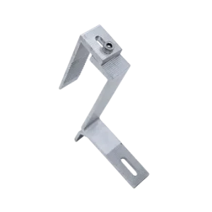 Dubbel verstelbare L-haak voor zonnepanelen