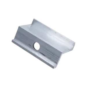 Eindklem grijs 30mm voor zonnepaneelmontage