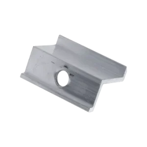 Eindklem grijs 35mm voor zonnepanelen